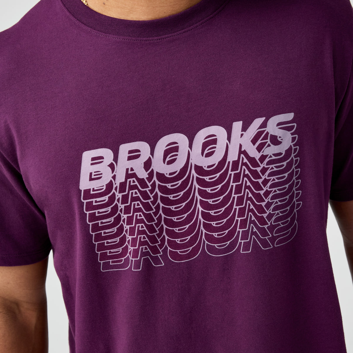 BROOKS GRAPHIC SLEEVE SUETER MEN