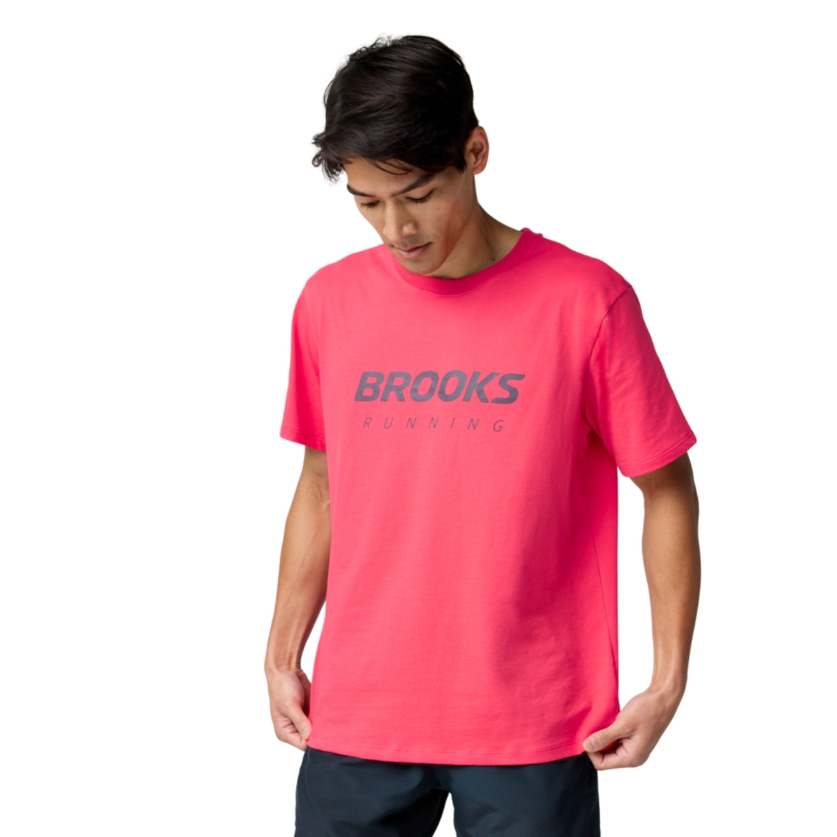 BROOKS GRAPHIC SLEEVE SUETER MEN