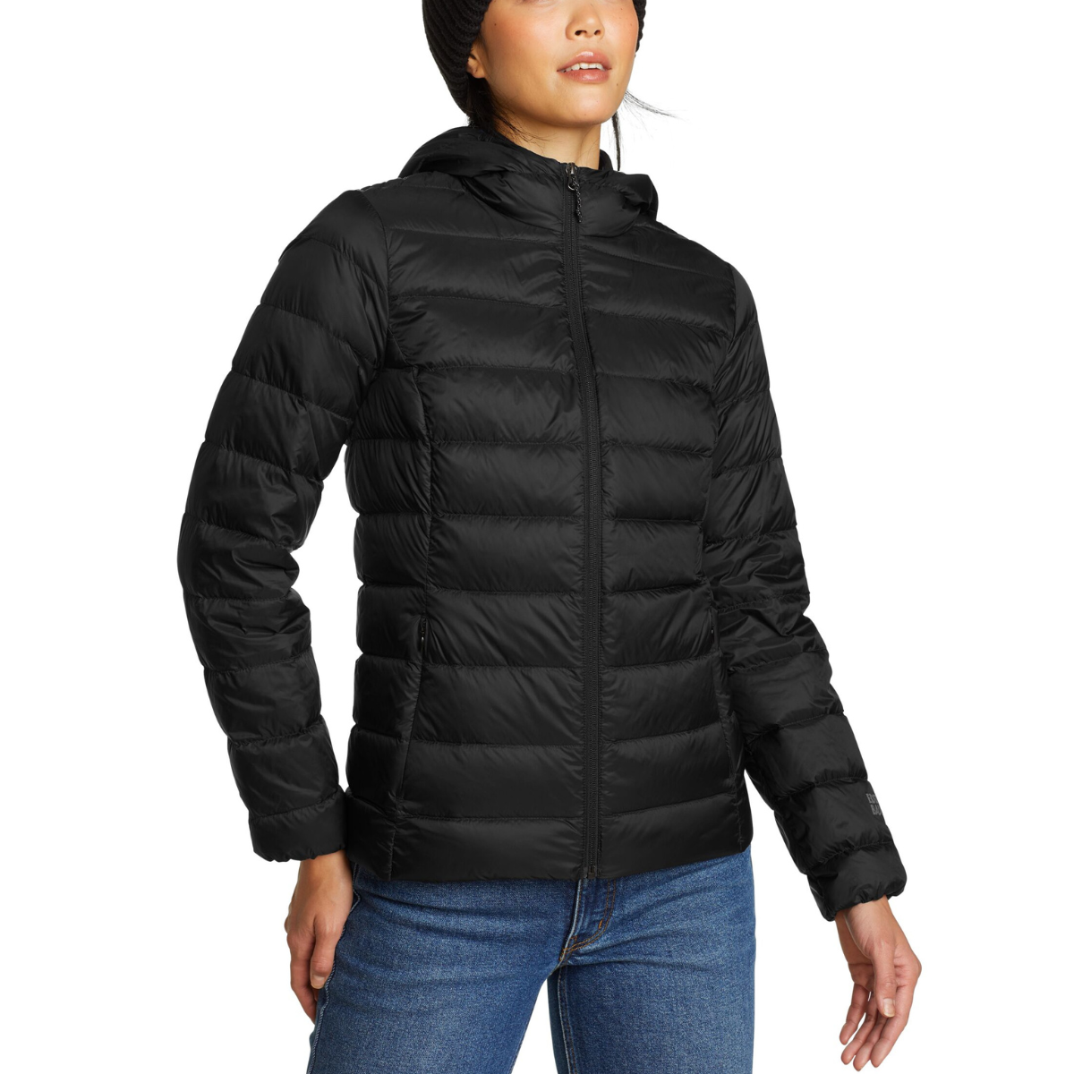 EDDIE BAUER CIRRUSLITE DOWN HOODED CHAQUETA WOMEN