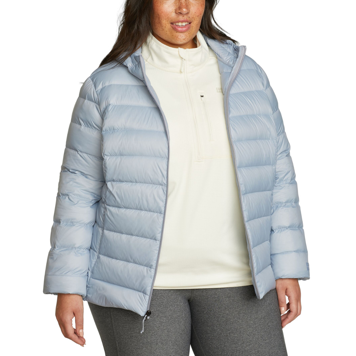 EDDIE BAUER CIRRUSLITE DOWN HOODED CHAQUETA WOMEN