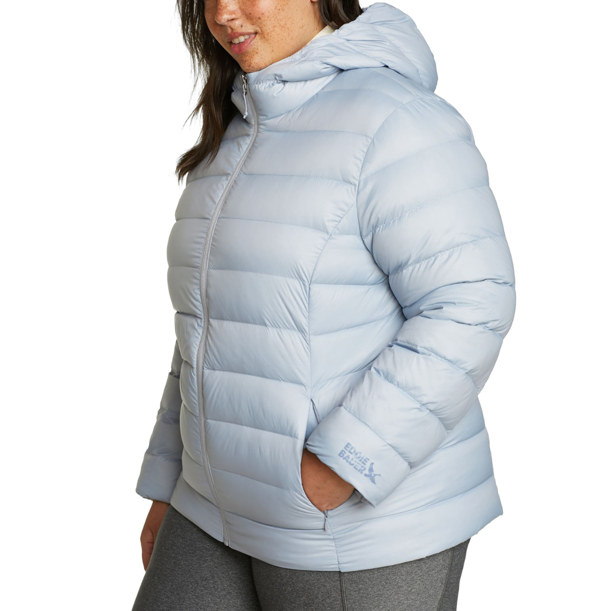 EDDIE BAUER CIRRUSLITE DOWN HOODED CHAQUETA WOMEN