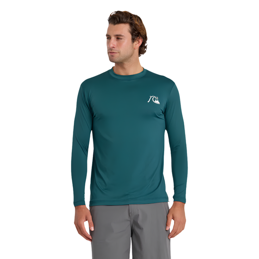 QUIKSILVER DNA LOGO SURF TEE LS SUETER MEN