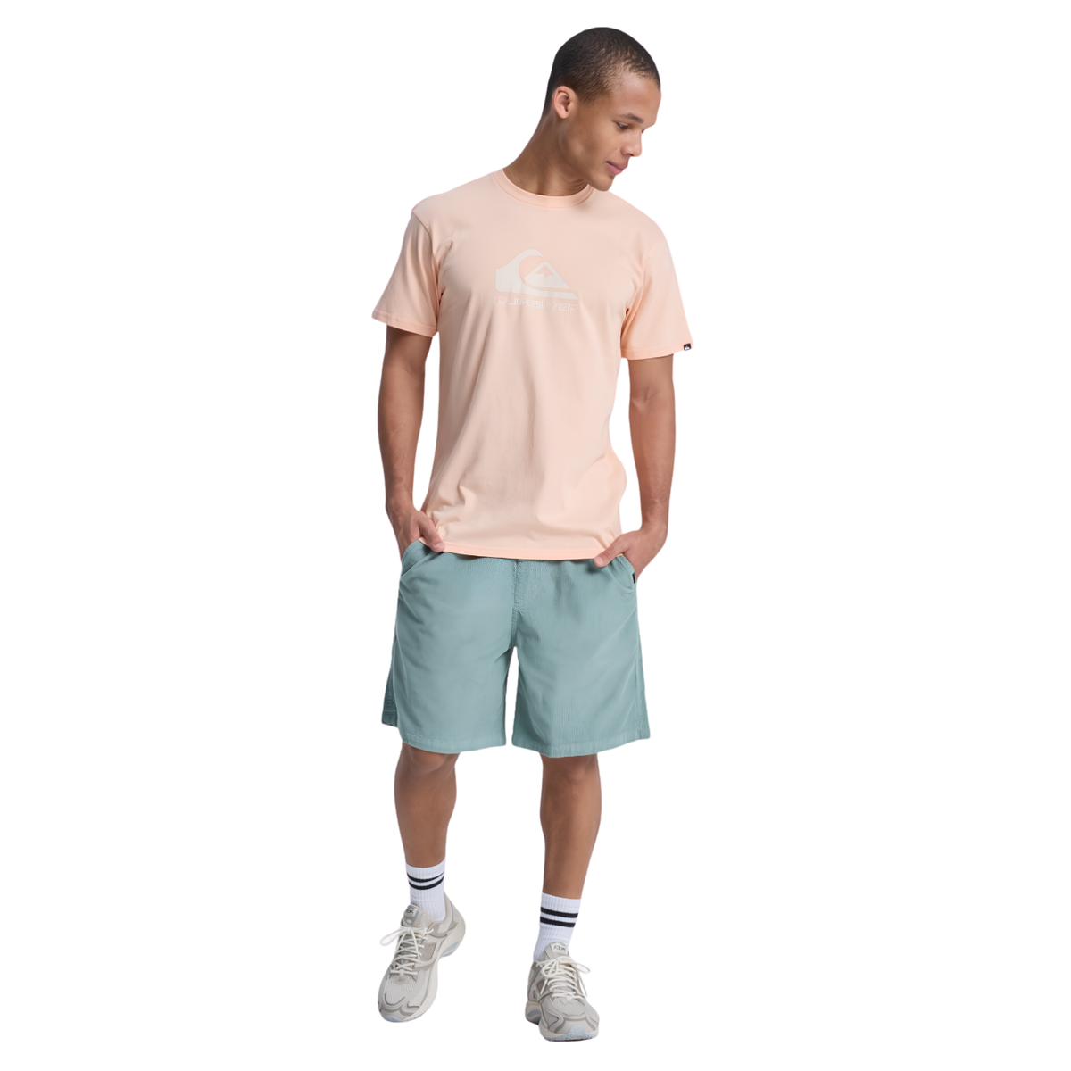 QUIKSILVER EV COMP LOGO SS SUETER MEN