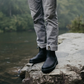 BOTA/ BLACK ELASTIC SIDE BOOT