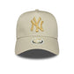 NEW ERA NEW YORK YANKEES METALLIC LOGO TRUCKER GORRA