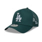 NEW ERA LOS ANGELES DODGERS 9FORTY A-FRAME LEAGUE ESSENTIAL TRUCKER GORRA
