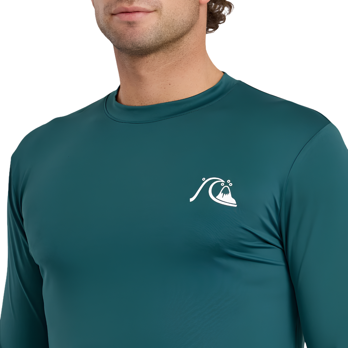 QUIKSILVER DNA LOGO SURF TEE LS SUETER MEN