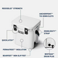 HARD COOLER/ ROADIE 24 2.0 WHITE