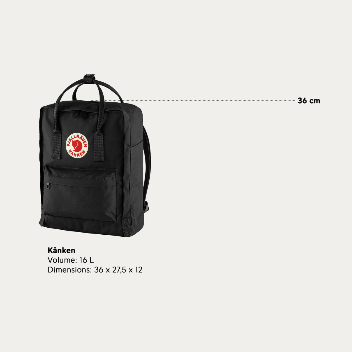 FJÄLLRÄVEN KÅNKEN BACKPACK 16 L