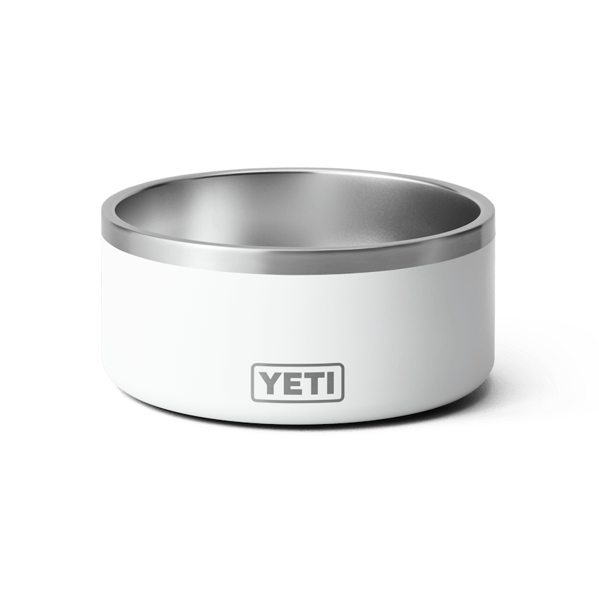 TAZA PERRO/ BOOMER 8 DOG BOWL WHITE