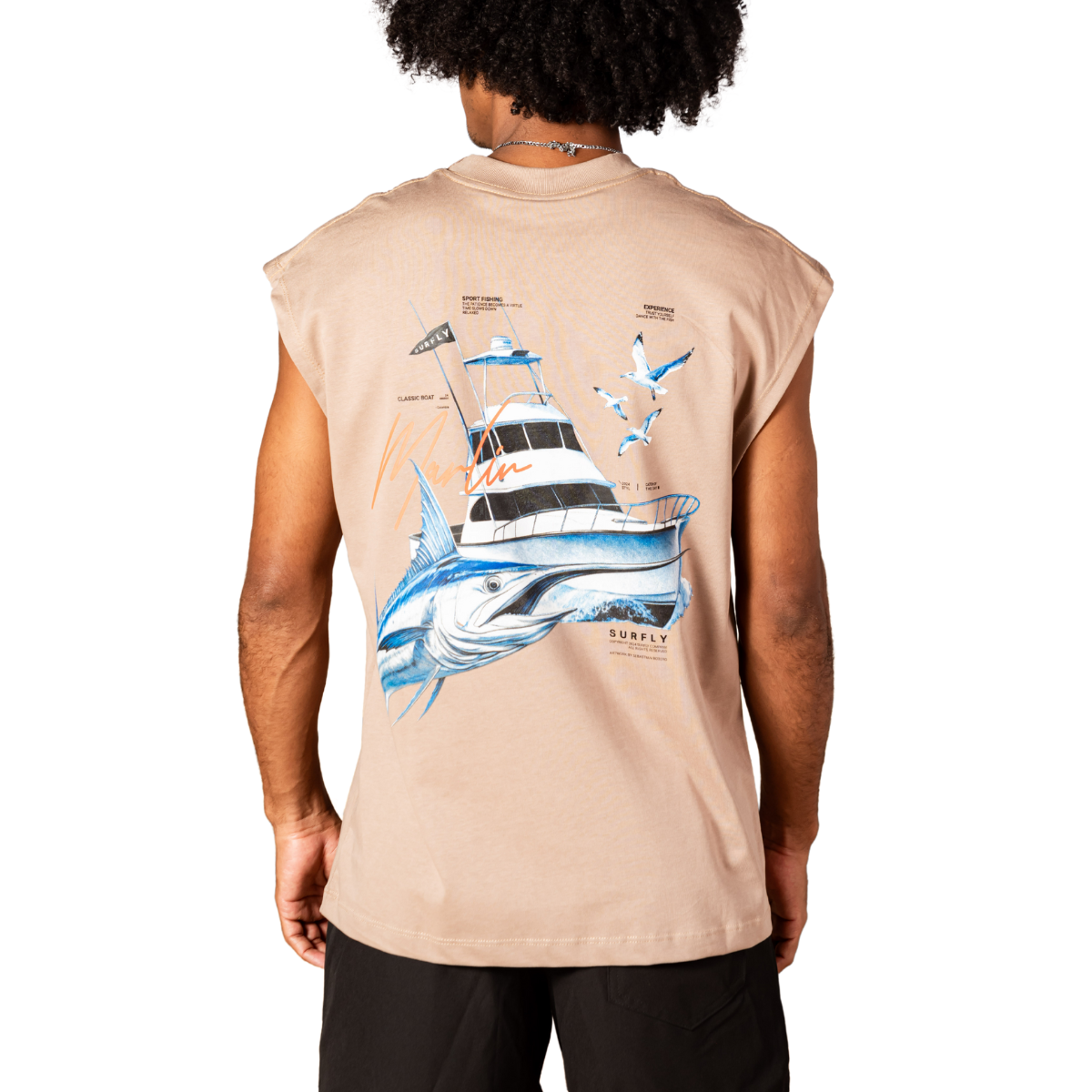 SURFLY MARLIN OVERSIZE SUÉTER MEN