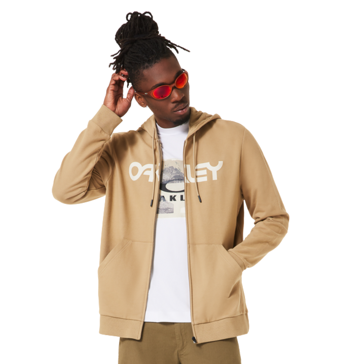 OAKLEY TEDDY ZIP UP HOODIE MEN